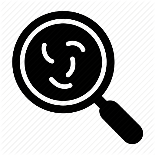 512x512 Bacteria, Biology, Clue, Magnifier, Magnifying Glass, Science