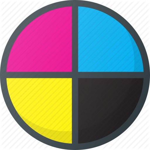 512x512 Circles, Cmyk, Color, Colors Icon
