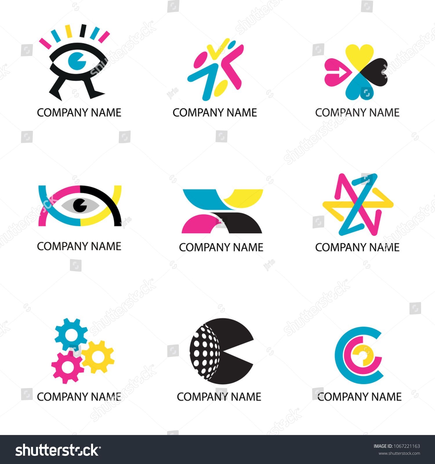 1500x1600 Color Print, Cmyk Colors Icons Set Of Color Print Icons Usefull