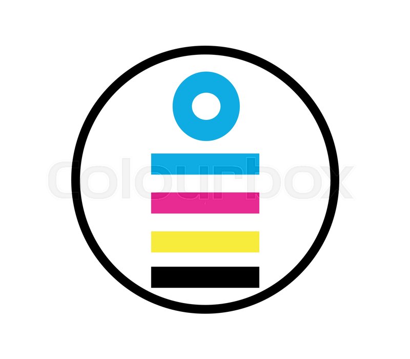 800x700 Cmyk Icon Design Concept, Stock Vector Colourbox