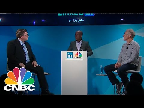 480x360 Linkedin Co Founder Reid Hoffman And Web Icon Tim O'reilly Debate