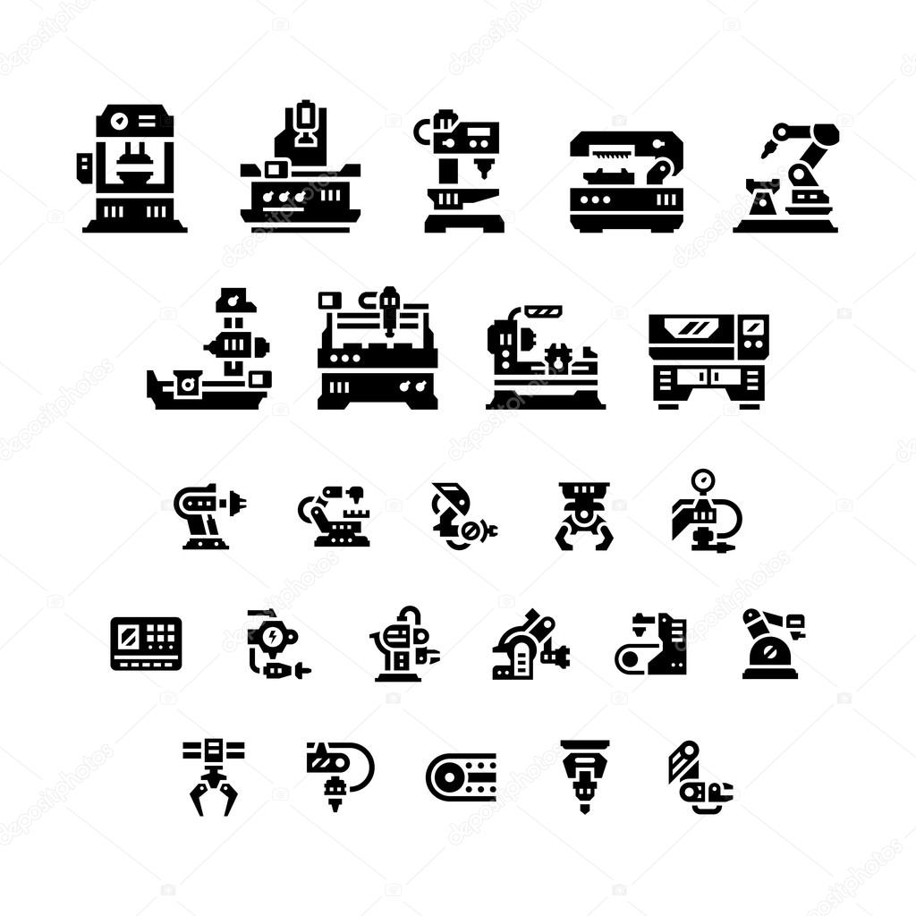 Cnc Machine Icon at Vectorified.com | Collection of Cnc Machine Icon ...