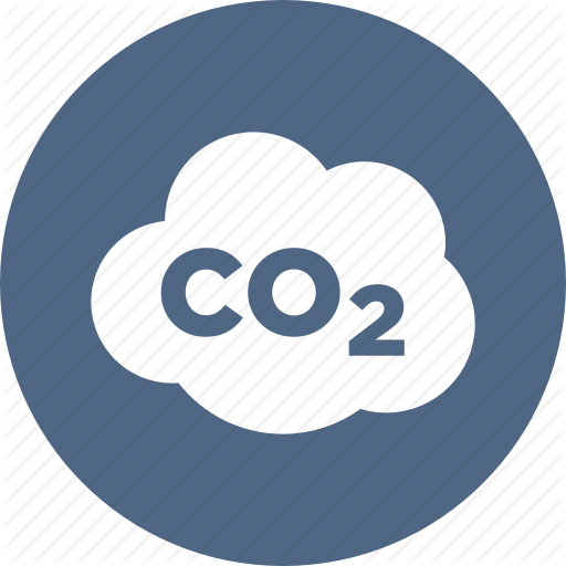 512x512 Carbon Dioxide, Emissions, Gas, Hazard, Pollution, Warning Icon