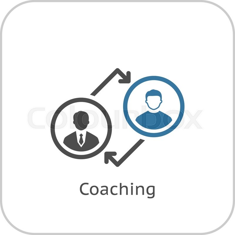 Coaching Icon Business Concept Flat Stock Vector Colourbox 800x800 Coaching Icon Business Concept Flat Stock Vector Colourbox