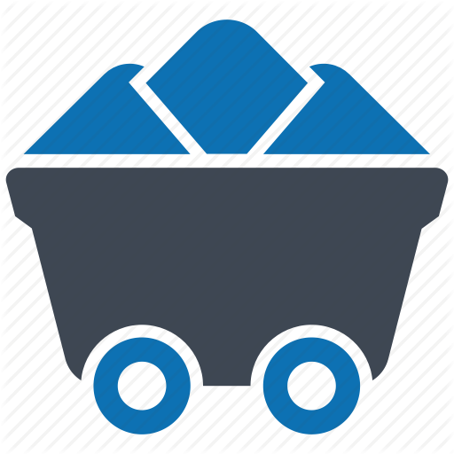 512x512 Cart, Coal, Mining Icon