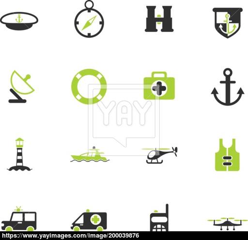 512x495 Coastguard Icon Set Vector