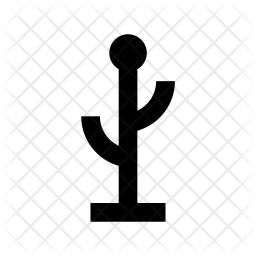 256x256 Coat Hanger Icon Of Glyph Style