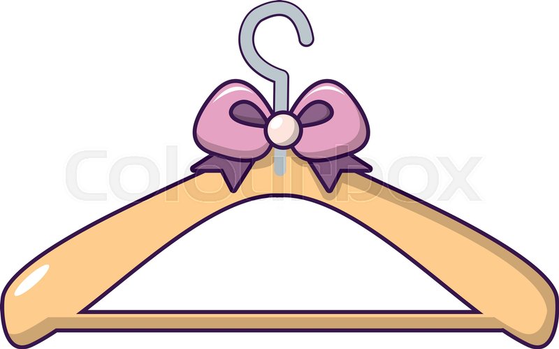 800x499 Coat Hanger Icon Cartoon Illustration Stock Vector Colourbox