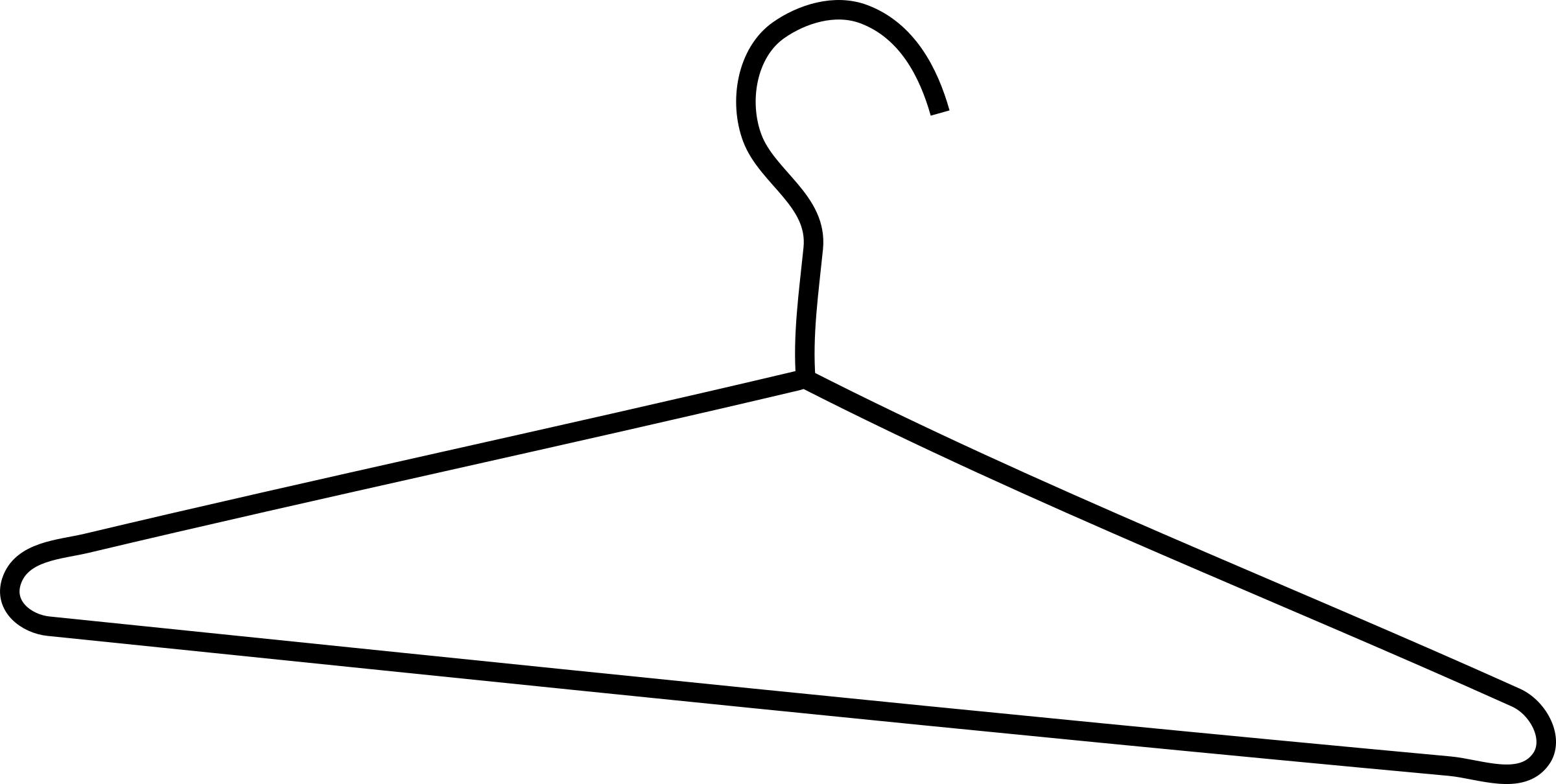 2400x1210 Simple Coat Hanger Icons Png