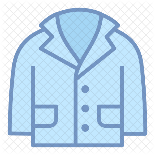 512x512 Lab Coat Icon Of Colored Outline Style