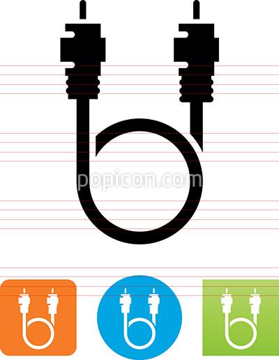 400x517 Coaxial Cable Loop Icon