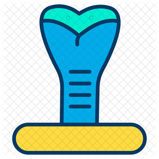 512x512 Cobra Icon Of Colored Outline Style
