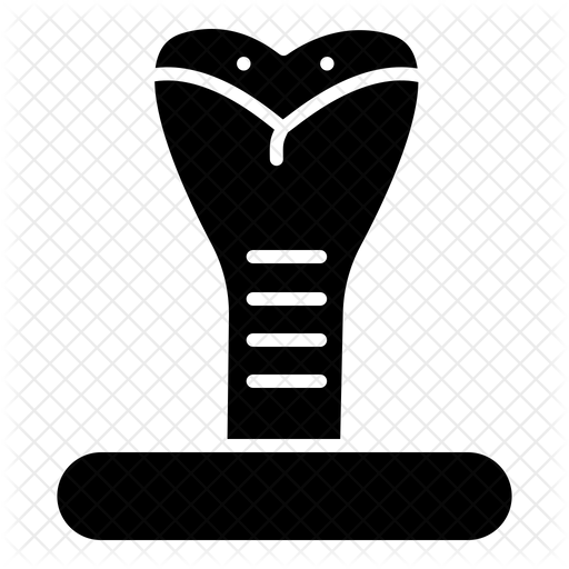 512x512 Cobra Icon Of Glyph Style