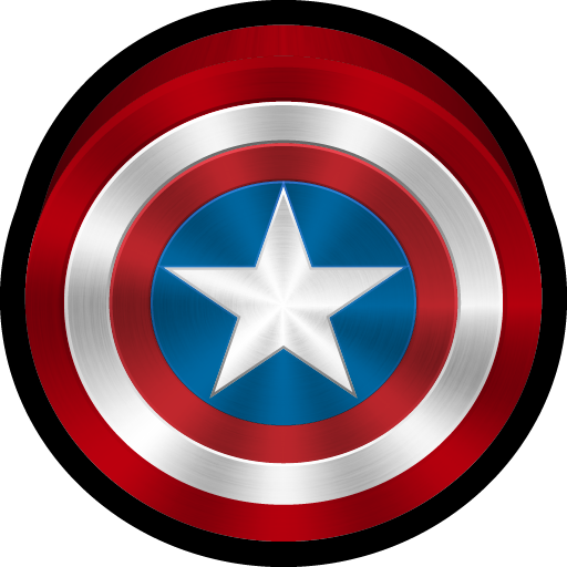 512x512 Captain America, Coc, Ios, Marvel Icon