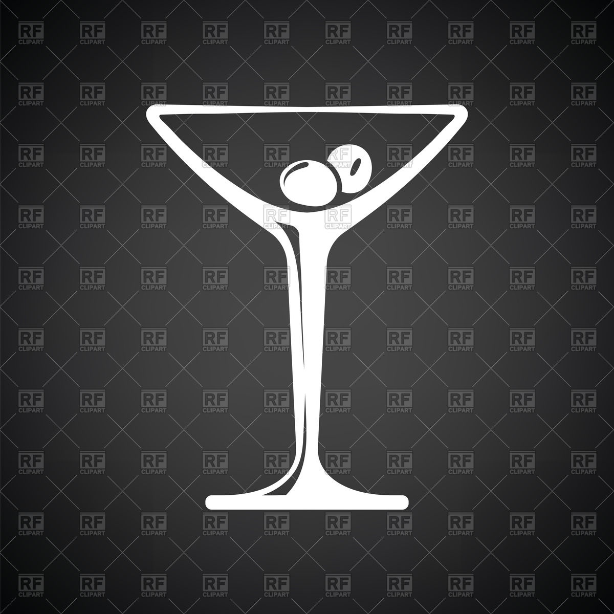 1200x1200 Cocktail Glass Icon Vector Image Of Signs, Symbols, Maps Angelp