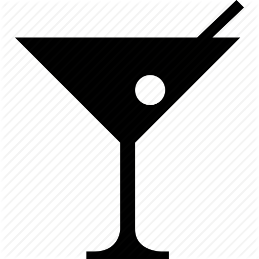 512x512 Alcohol, Cocktail, Glass, Martini, Martini Glass, Olive Icon