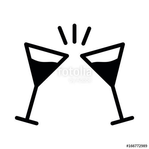 500x500 Celebration Cocktail Icon Vector