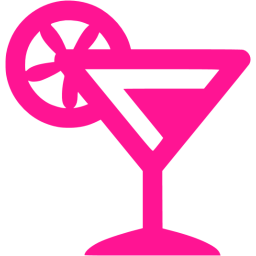 256x256 Deep Pink Cocktail Icon