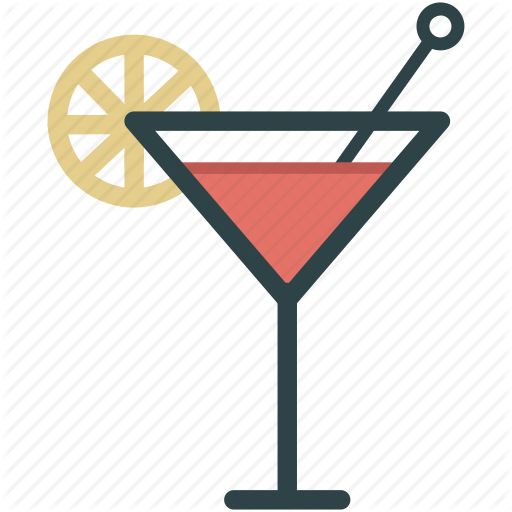 512x512 Alcohol, Cocktail, Glass, Pink Drink Icon