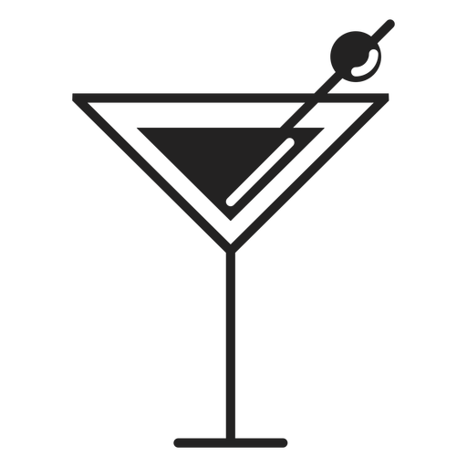 512x512 Martini Cocktail Flat Icon