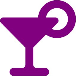 256x256 Purple Cocktail Icon