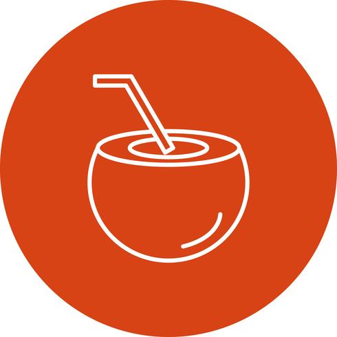 490x490 Vector Coconut Icon