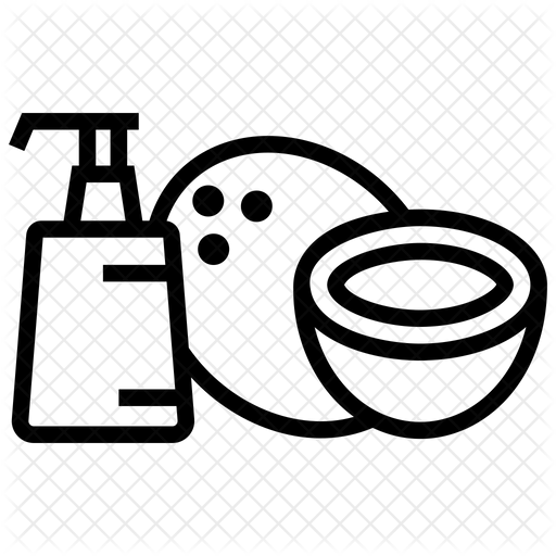 512x512 Coconut Oil Icon Of Line Style