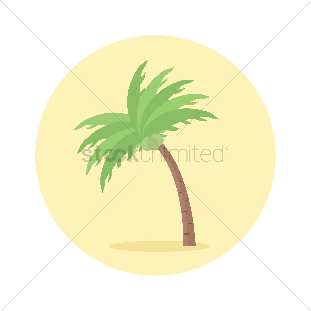 1300x1300 Coconut Tree Icon Vector Image