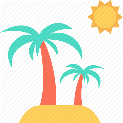 512x512 Beach, Coconut Tree, Date Tree, Palm, Palm Tree Icon