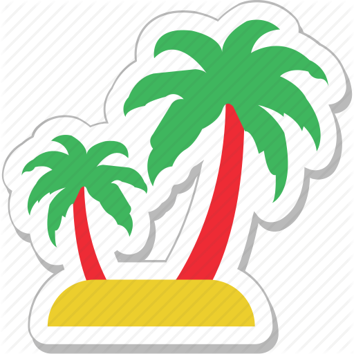 512x512 Beach, Coconut Tree, Forest, Palm, Palm Tree Icon