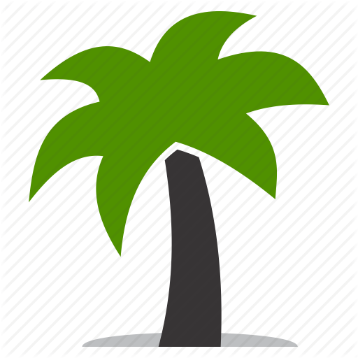 512x512 Coconut Tree Icon Png Vector, Clipart