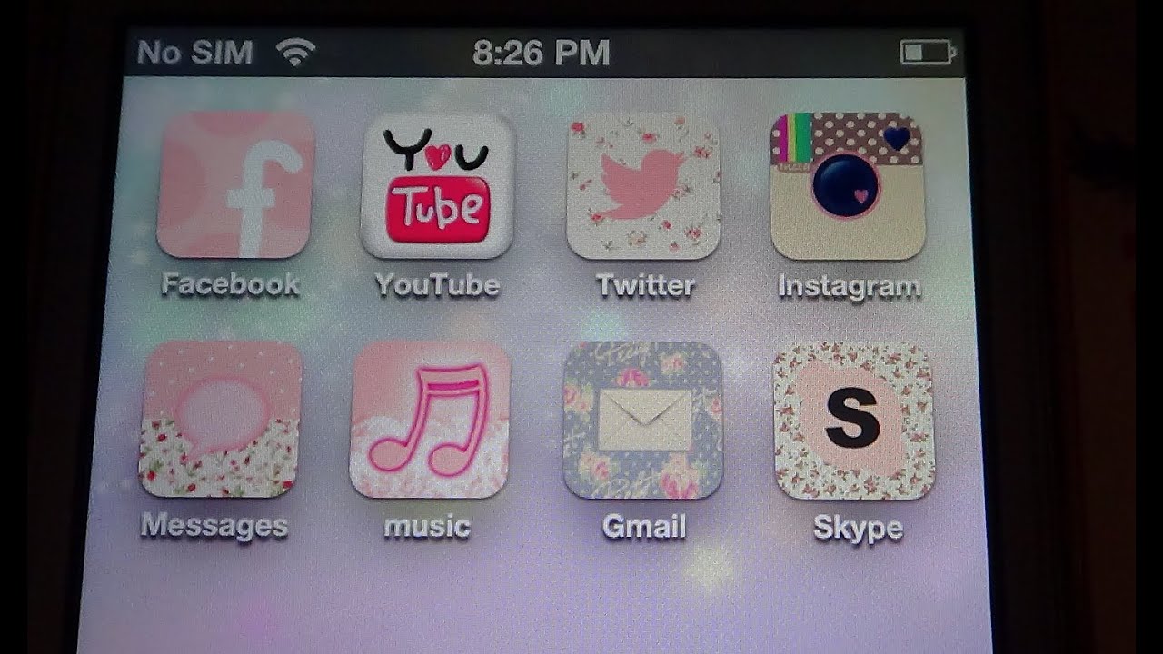 1280x720 Change Your Iphone Icons And Make Them Cute Using Cocoppa App