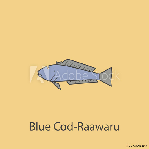 500x500 Blue Cod Raawaru Colored Line Icon Simple Purple And Gray