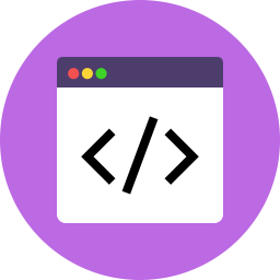 256x256 Code Icon Flat