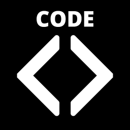256x256 Code Icon Myiconfinder