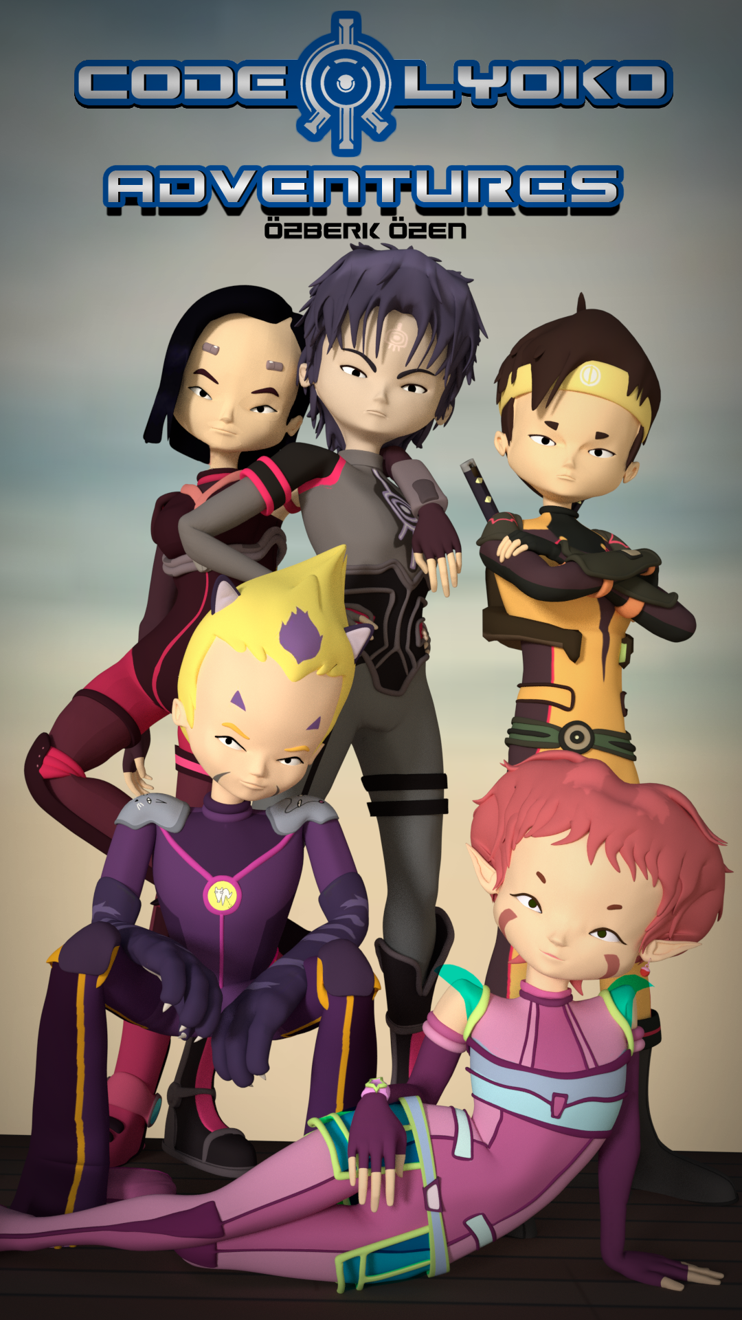 1080x1920 Code Lyoko Lyoko Warriors Cool Pose Codelyoko