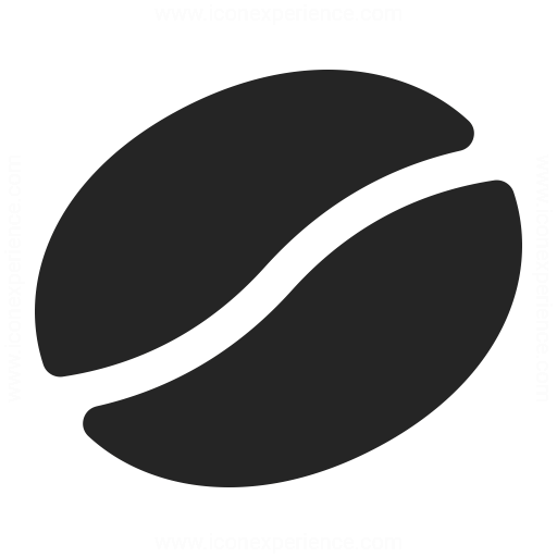 512x512 Coffee Bean Icon Iconexperience