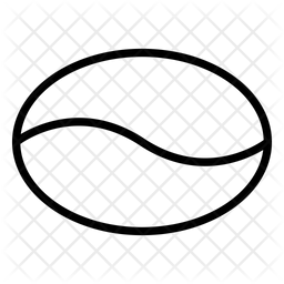 256x256 Coffee Bean Icon Of Line Style