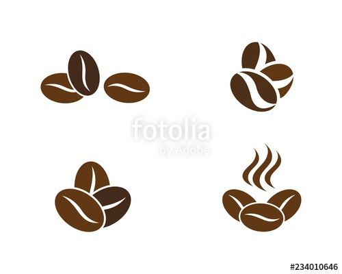 500x400 Vector Coffee Beans Icon Stock Image And Royalty Free Vector