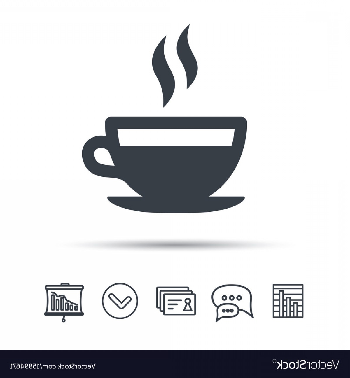 1200x1296 Coffee Cup Icon Hot Tea Drink Sign Vector Soidergi