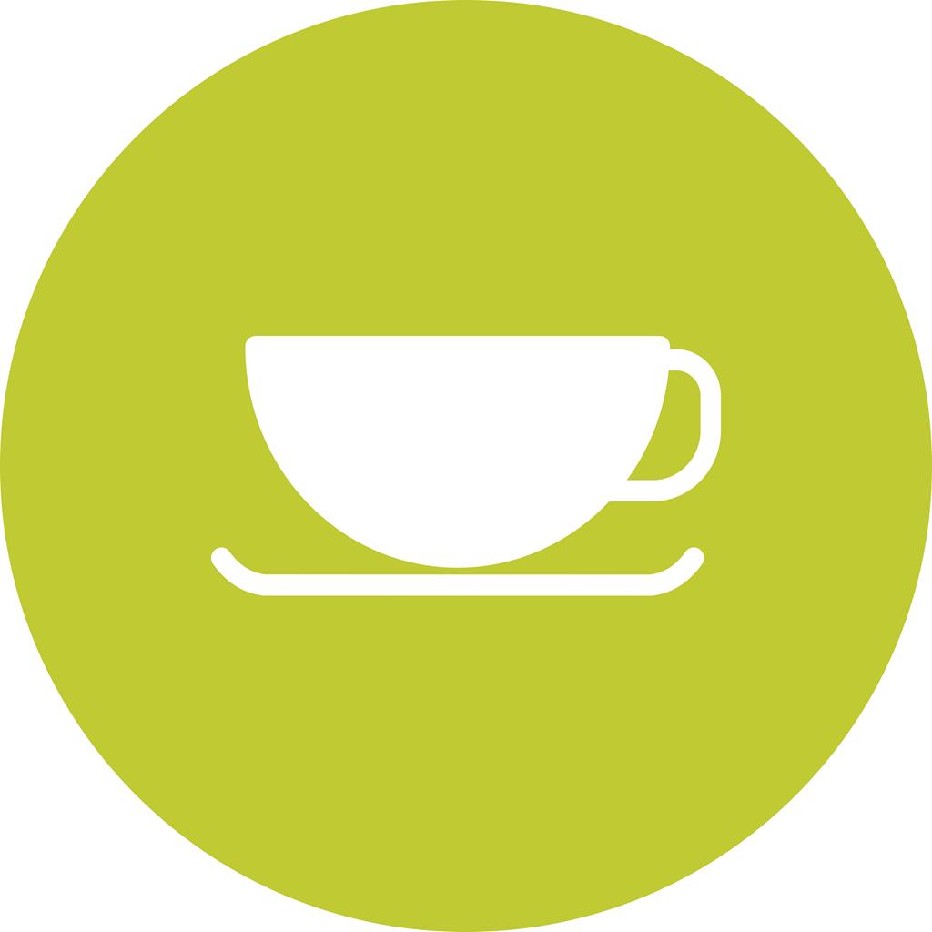 1024x1024 Coffee Cup Flat Round Icon