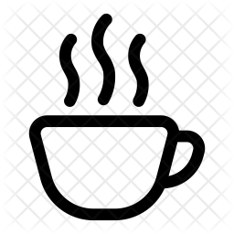 256x256 Coffee Cup Icon Of Line Style