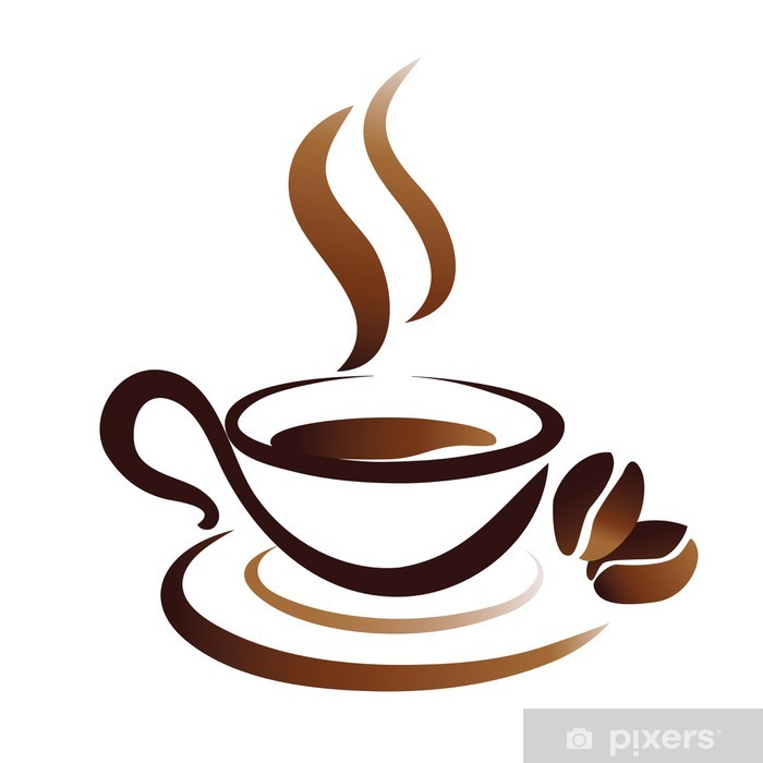 700x700 Vector Sketch Of Coffee Cup, Icon Poster