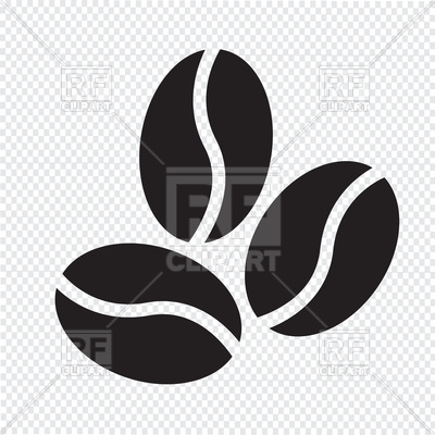 400x400 Coffee Beans Icon Vector Image Of Signs, Symbols, Maps Tumdee