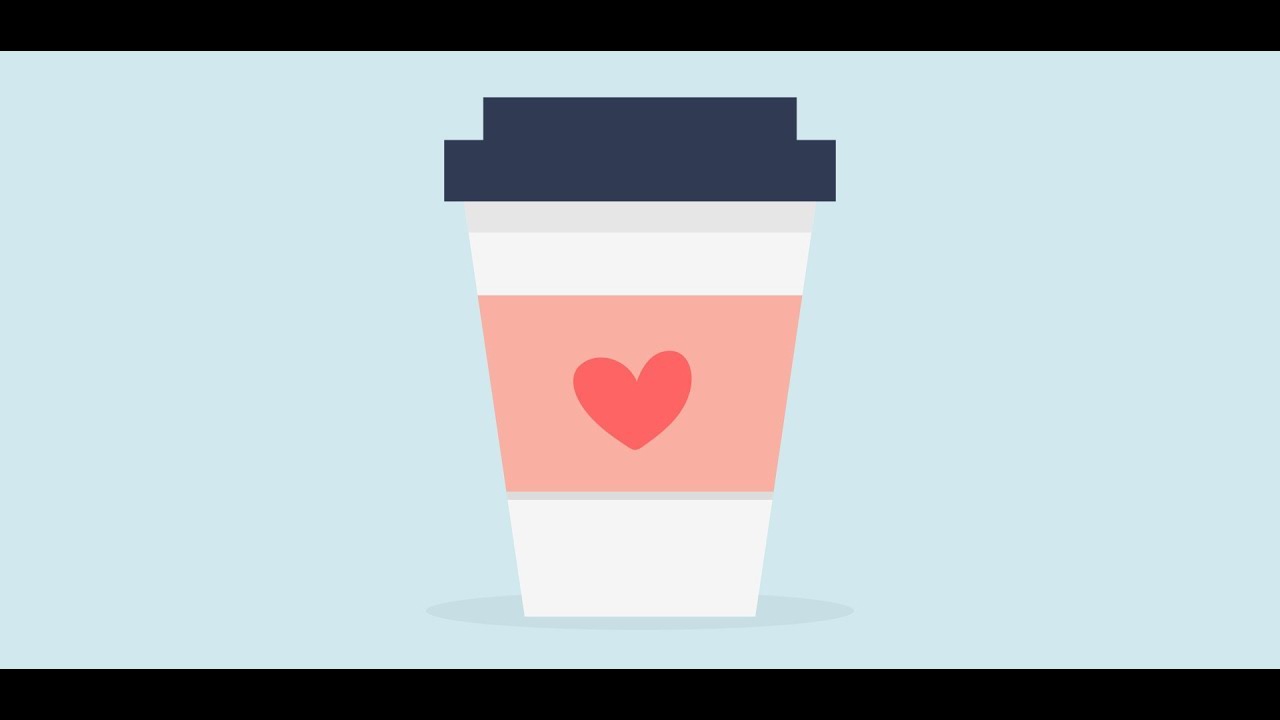 1280x720 Create A Vector Coffee Icon In Adobe Illustrator