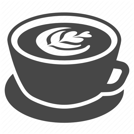 512x512 Cafe, Coffee, Cup, Espresso, Hot, Latte, Latte Art Icon