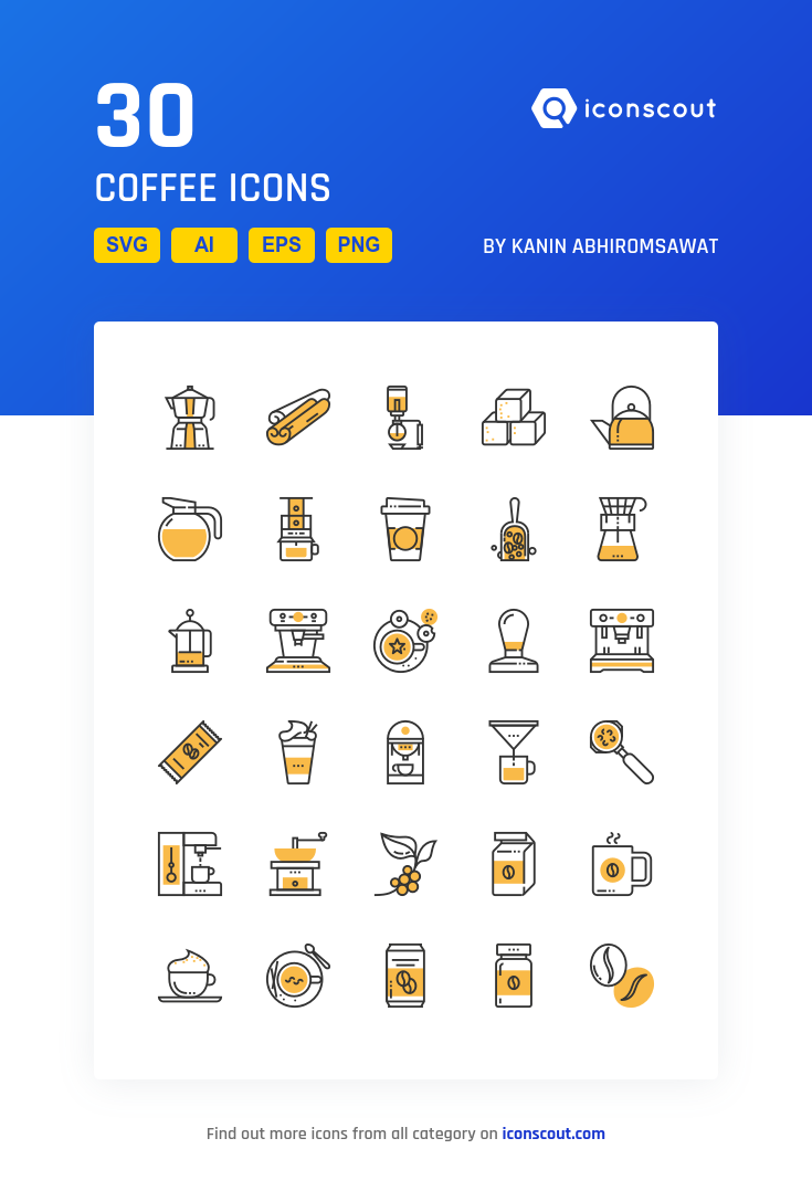 735x1078 Coffee Icon Pack