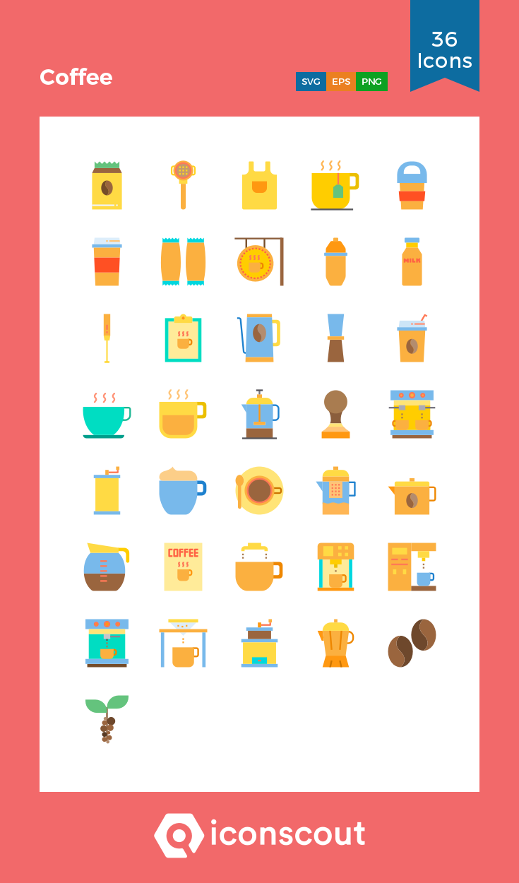 735x1250 Coffee Icon Pack