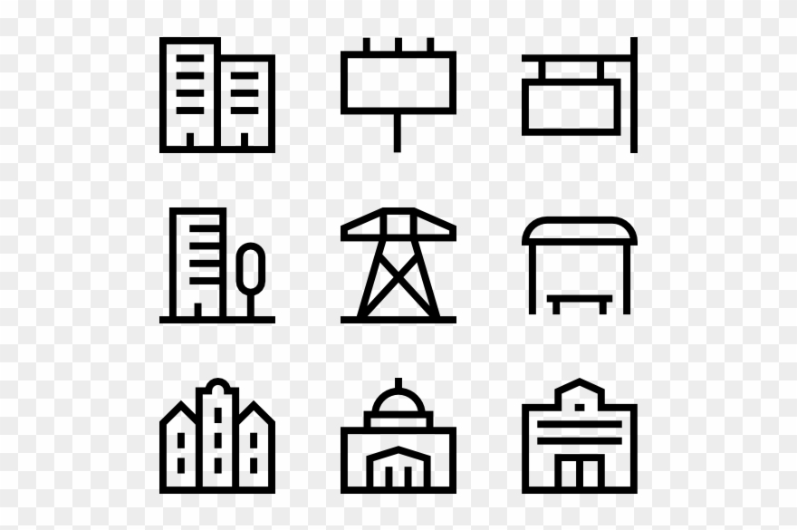 880x585 Coffee Icon Packs Vector City Elements Clipart