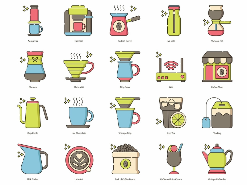 800x600 Coffee Icons Hazel